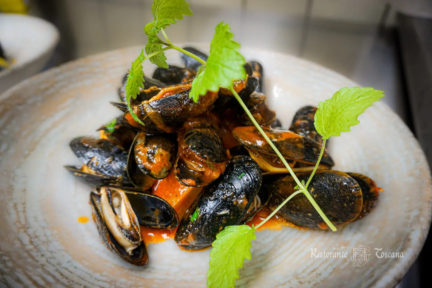 Miesmuscheln aus der Küche des Ristorante Toscana in Wetzlar